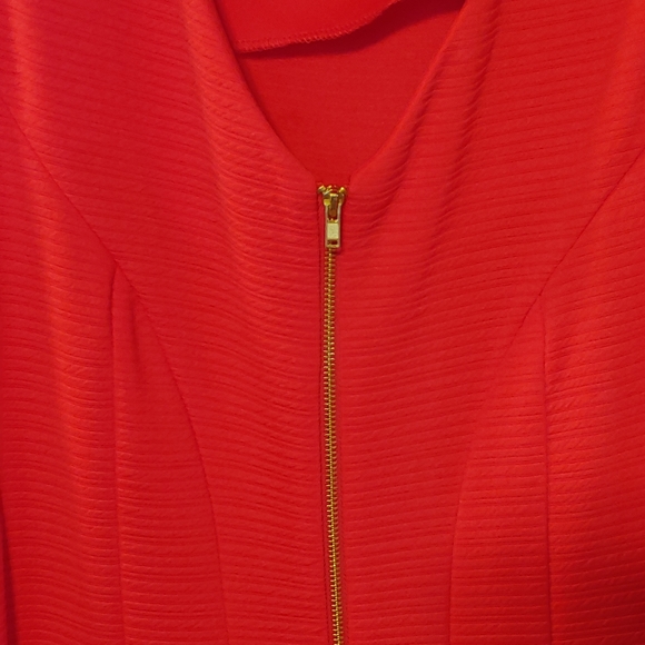 ✨Fabulous!✨Gabby Skye Red Fit-N-Flare Dress 8 NWT - Picture 5 of 5